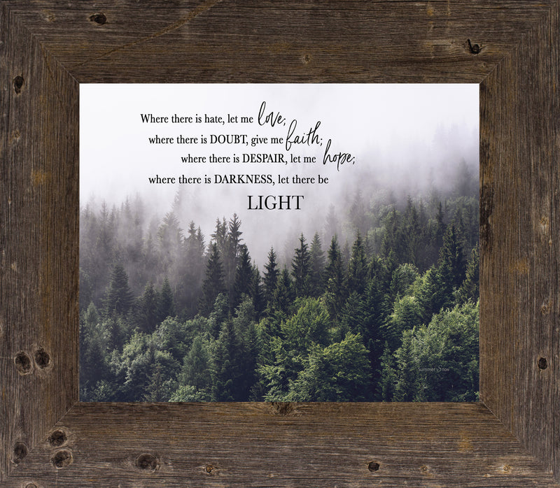 Where There is Hate Let Me Love by Summer Snow SS120 - Summer Snow Art