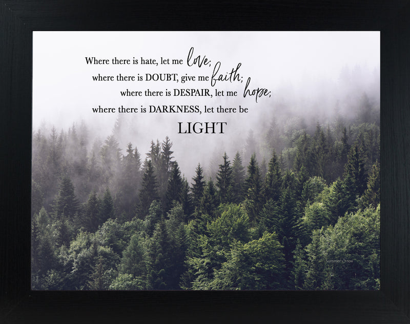 Where There is Hate Let Me Love by Summer Snow SS120 - Summer Snow Art