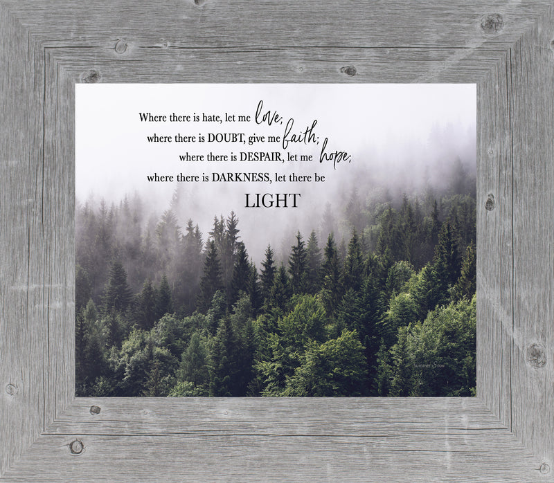 Where There is Hate Let Me Love by Summer Snow SS120 - Summer Snow Art