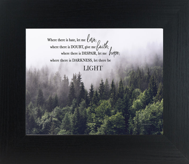 Where There is Hate Let Me Love by Summer Snow SS120 - Summer Snow Art