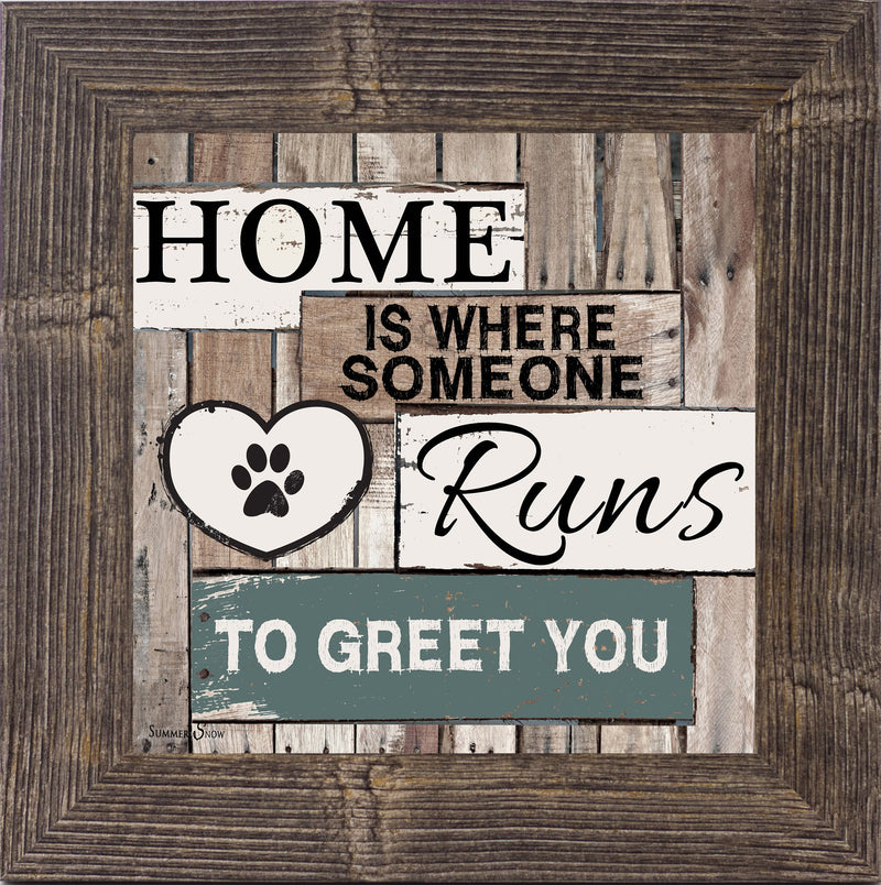 Home is Where Someone Runs To Greet You by Summer Snow SS6741 - Summer Snow Art