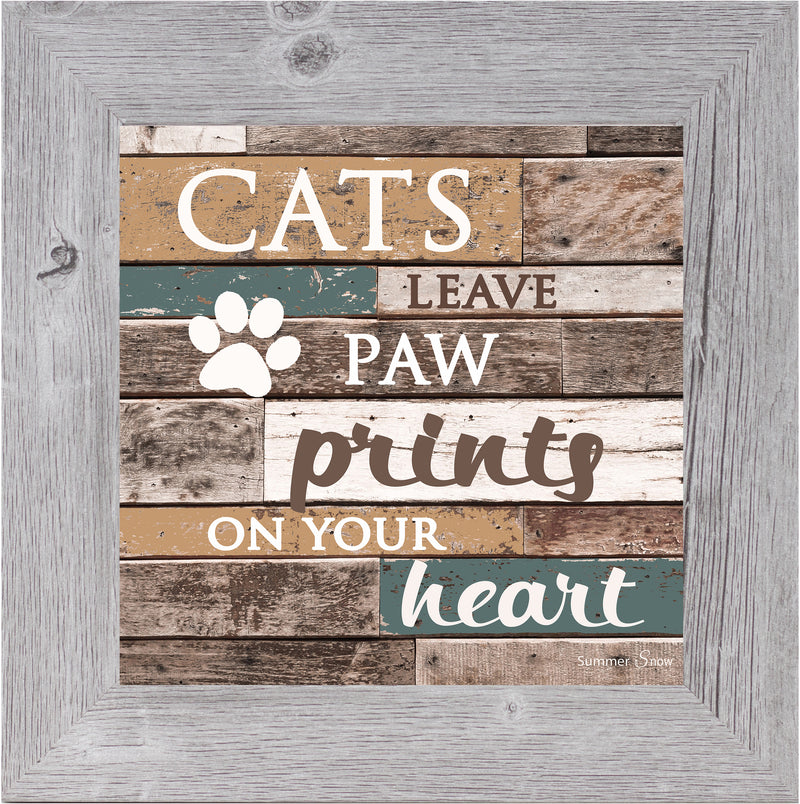 Cats Leave Paw Prints on Your Heart SS6835